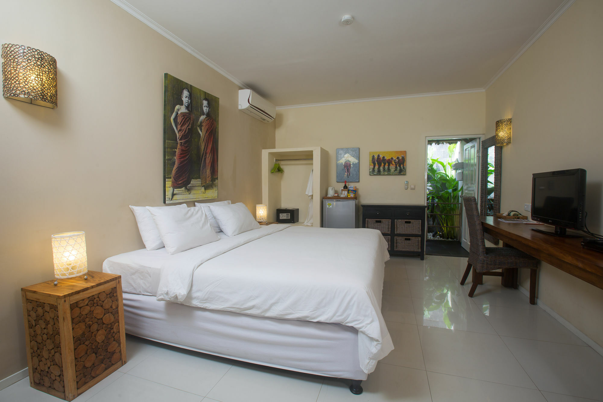 Hotel Scallywags Mango Gili Air Exterior foto